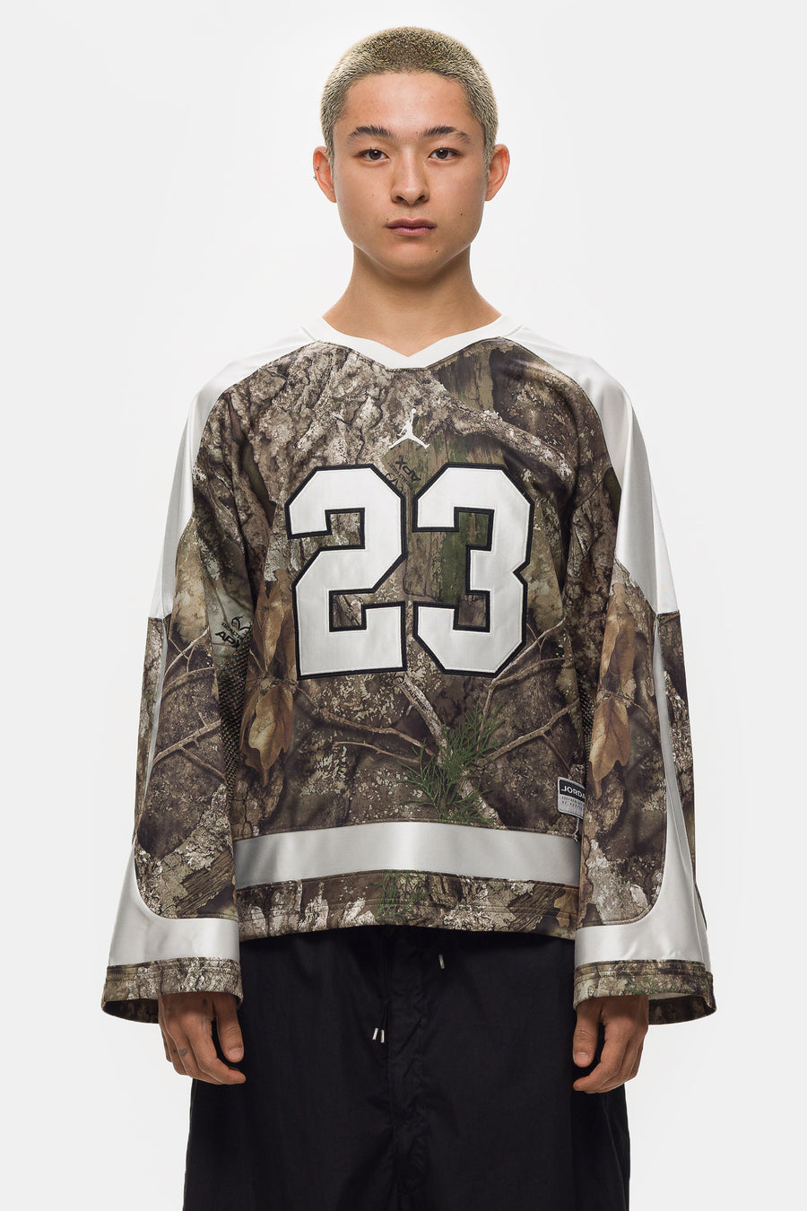Jordan Brooklyn Realtree Hockey Jersey in Medium Olive/Sail - Notre