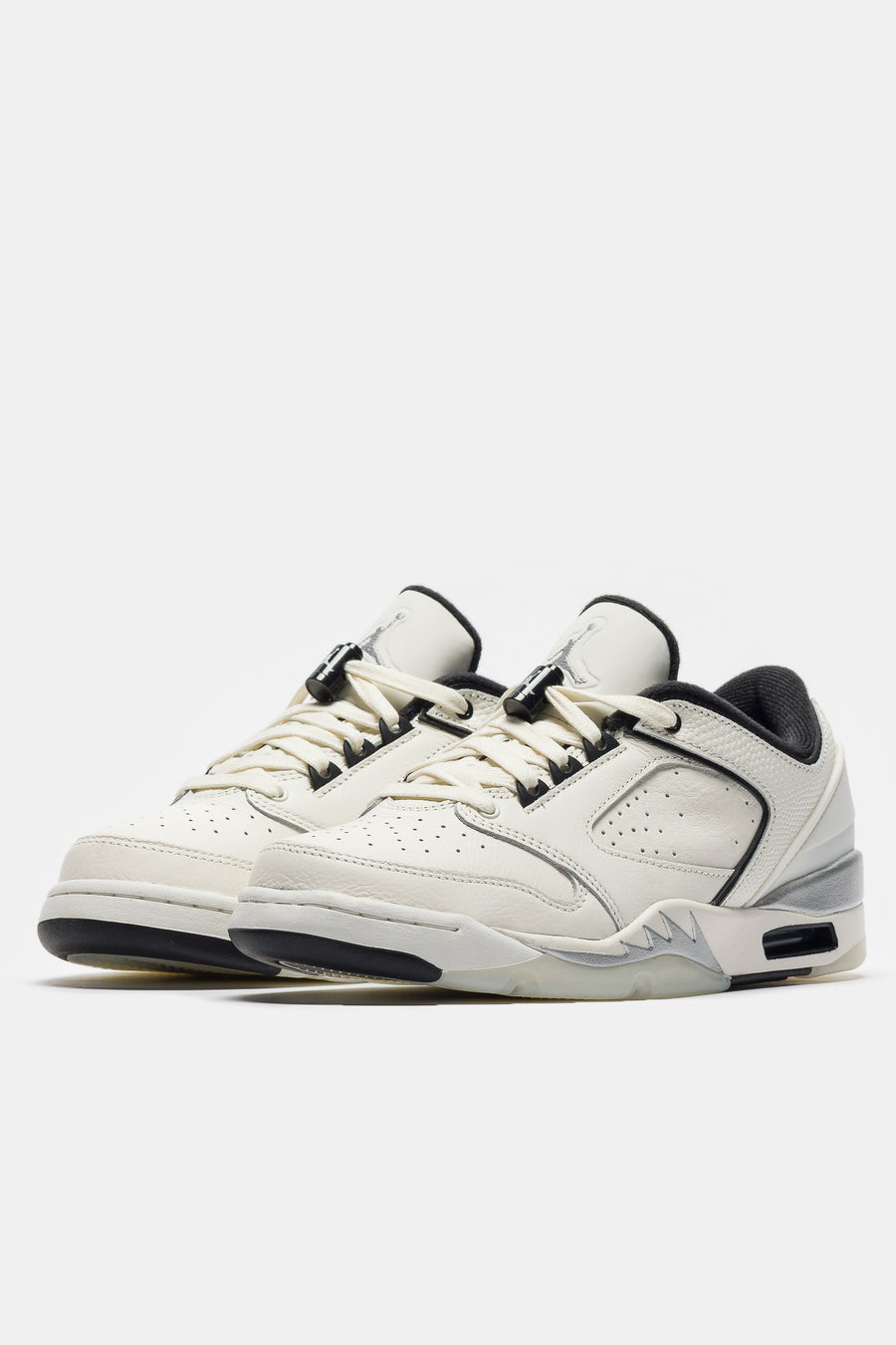 Jordan Sixty Plus Low Sneaker in Sail/Metallic Silver/Black/Swan - Notre