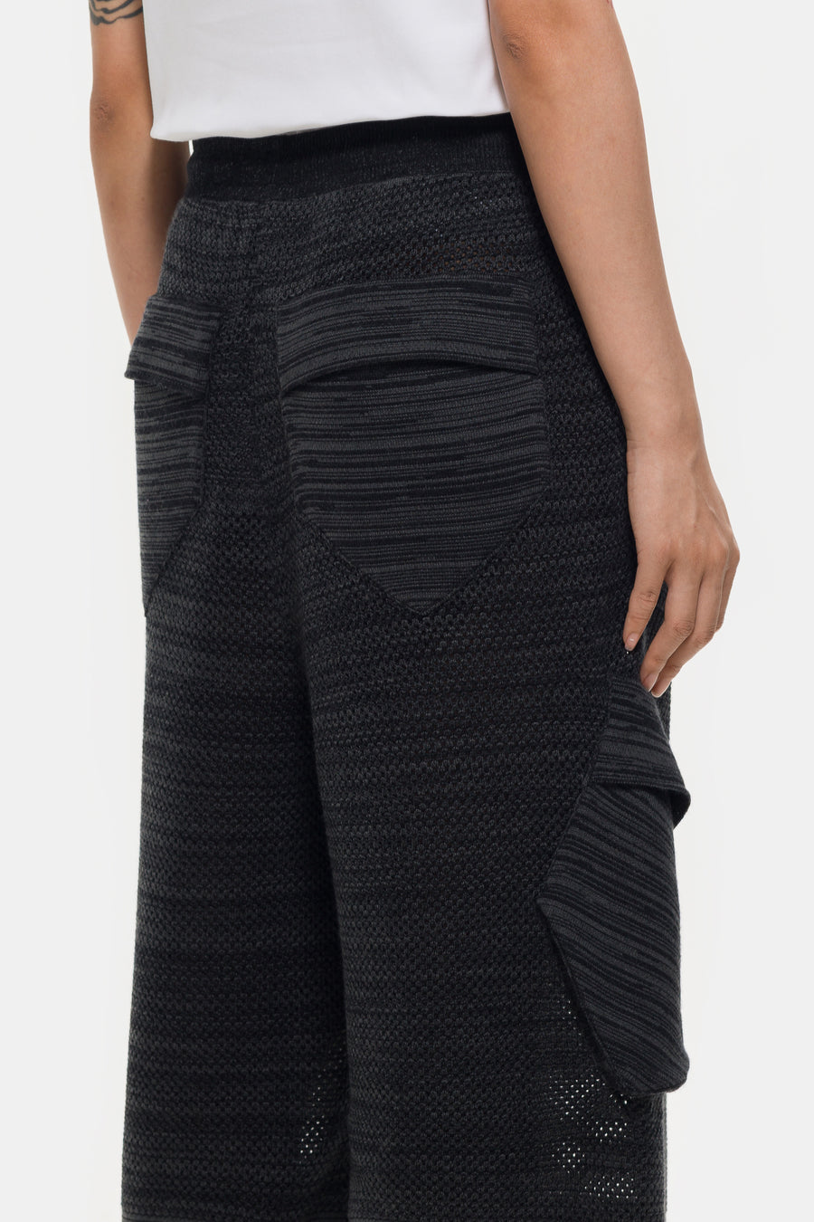 Jordan Téla Knit Pant in Dark Smoke Grey/Black - Notre