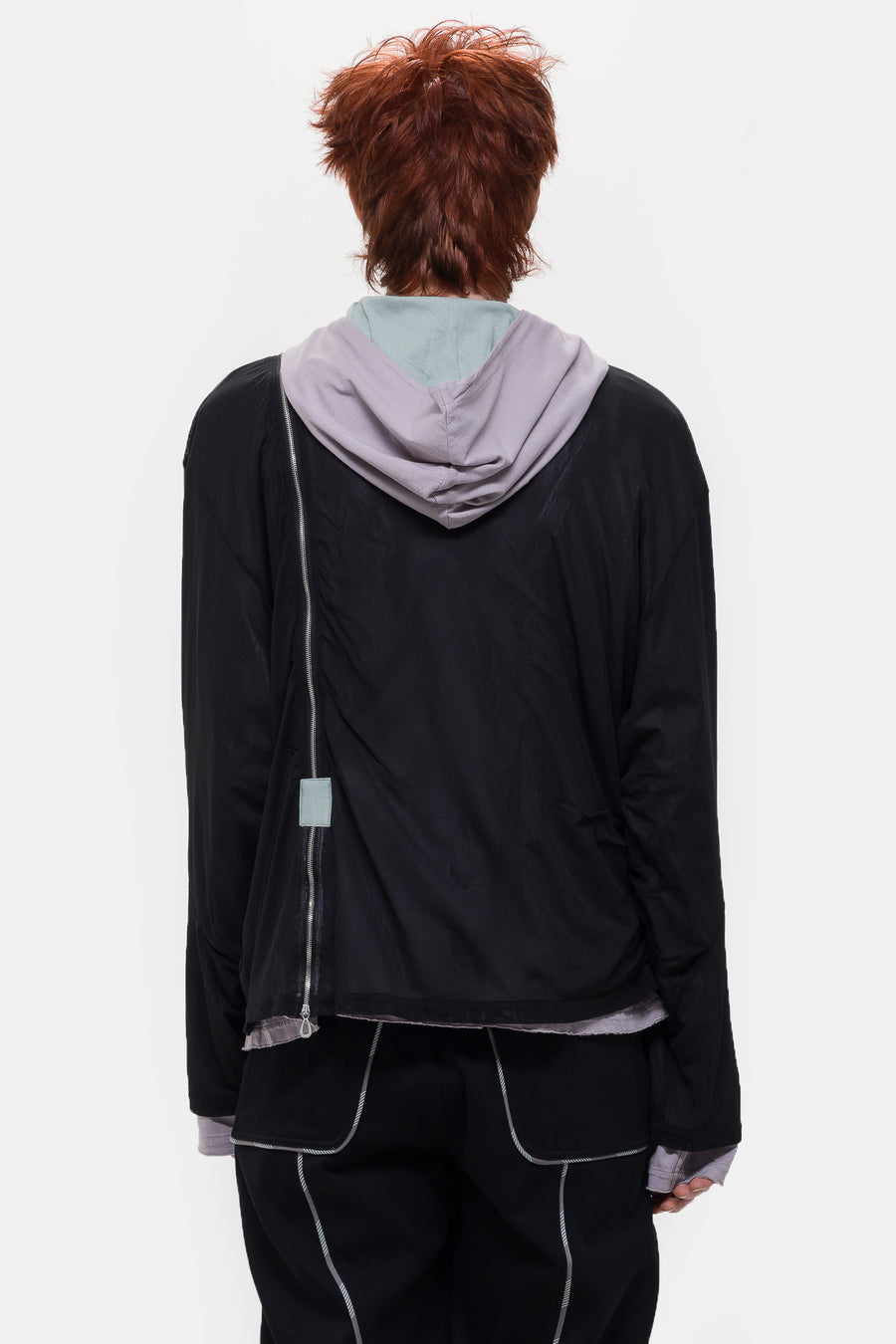 KIKO KOSTADINOV Knox Mesh Hoodie in Black - Notre