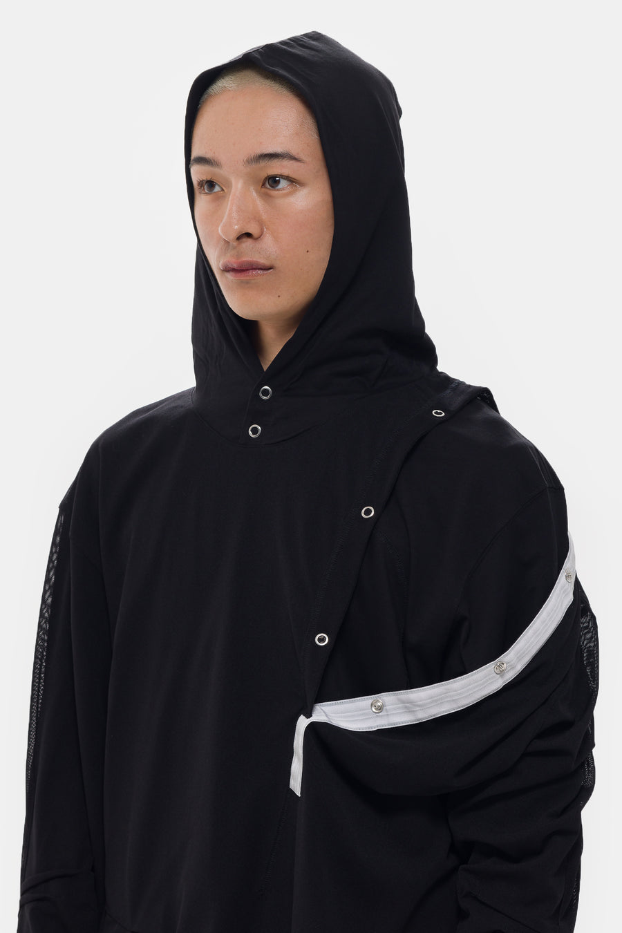 KIKO KOSTADINOV Inex Hooded Top in Black - Notre