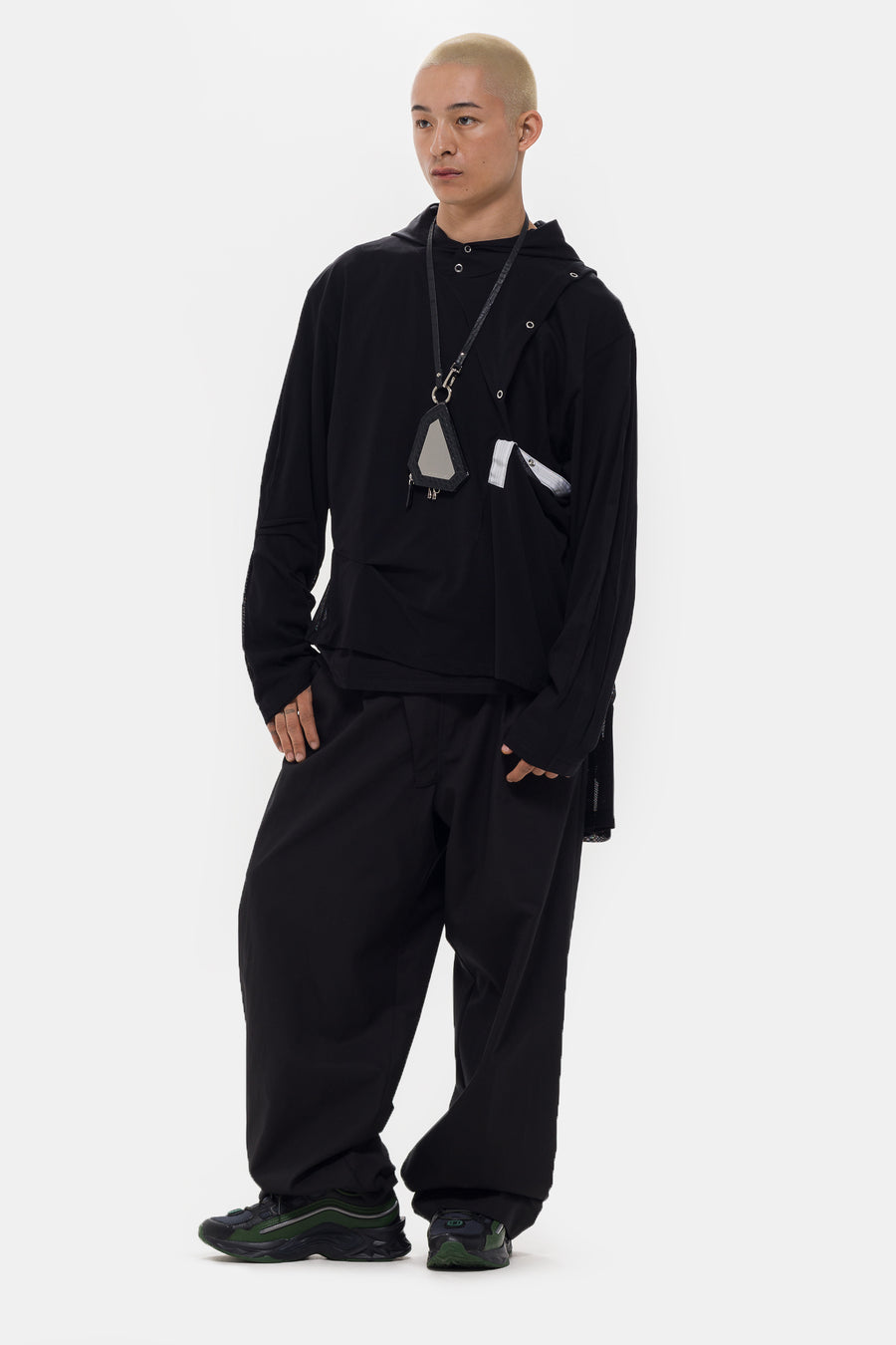 KIKO KOSTADINOV Inex Hooded Top in Black - Notre
