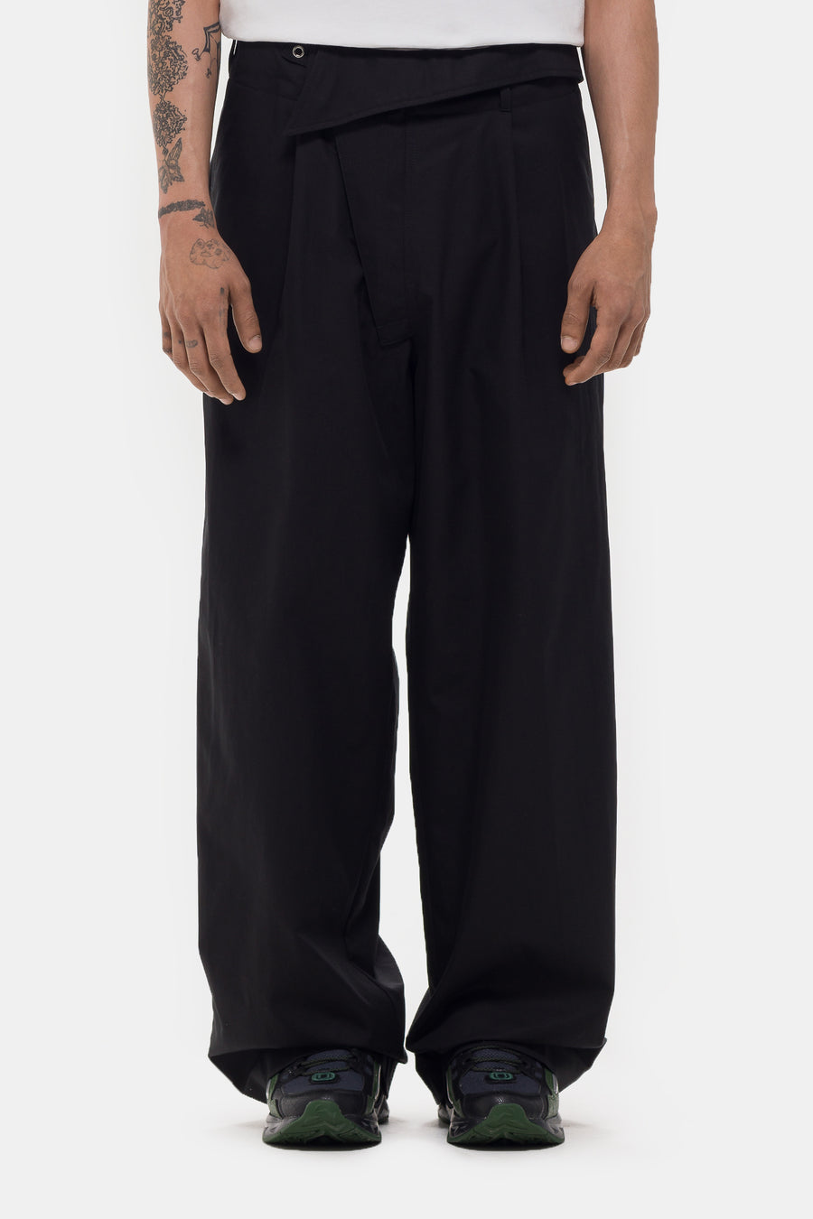KIKO KOSTADINOV Navin Wide Trouser in Black Sable - Notre