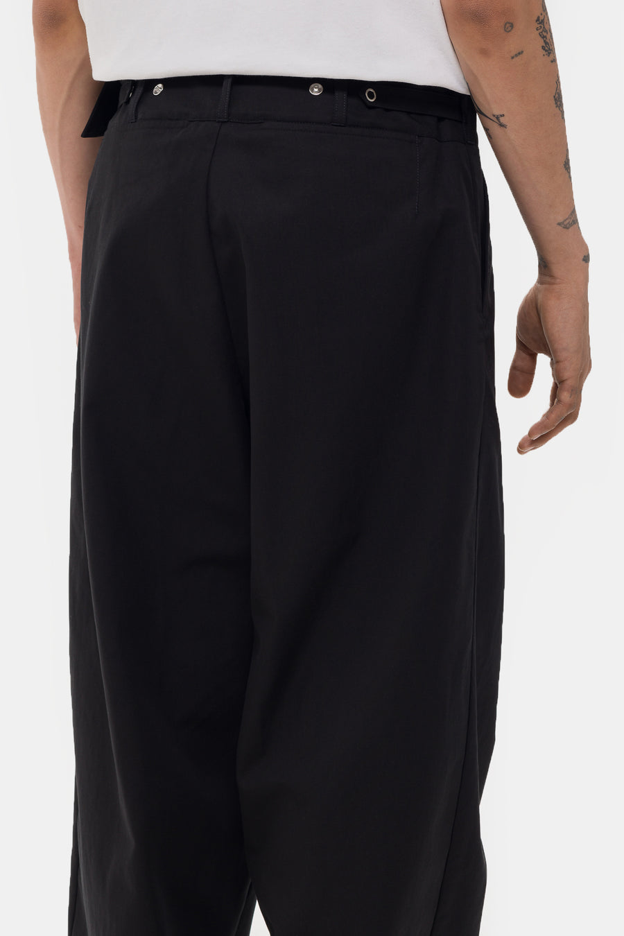 KIKO KOSTADINOV Navin Wide Trouser in Black Sable - Notre