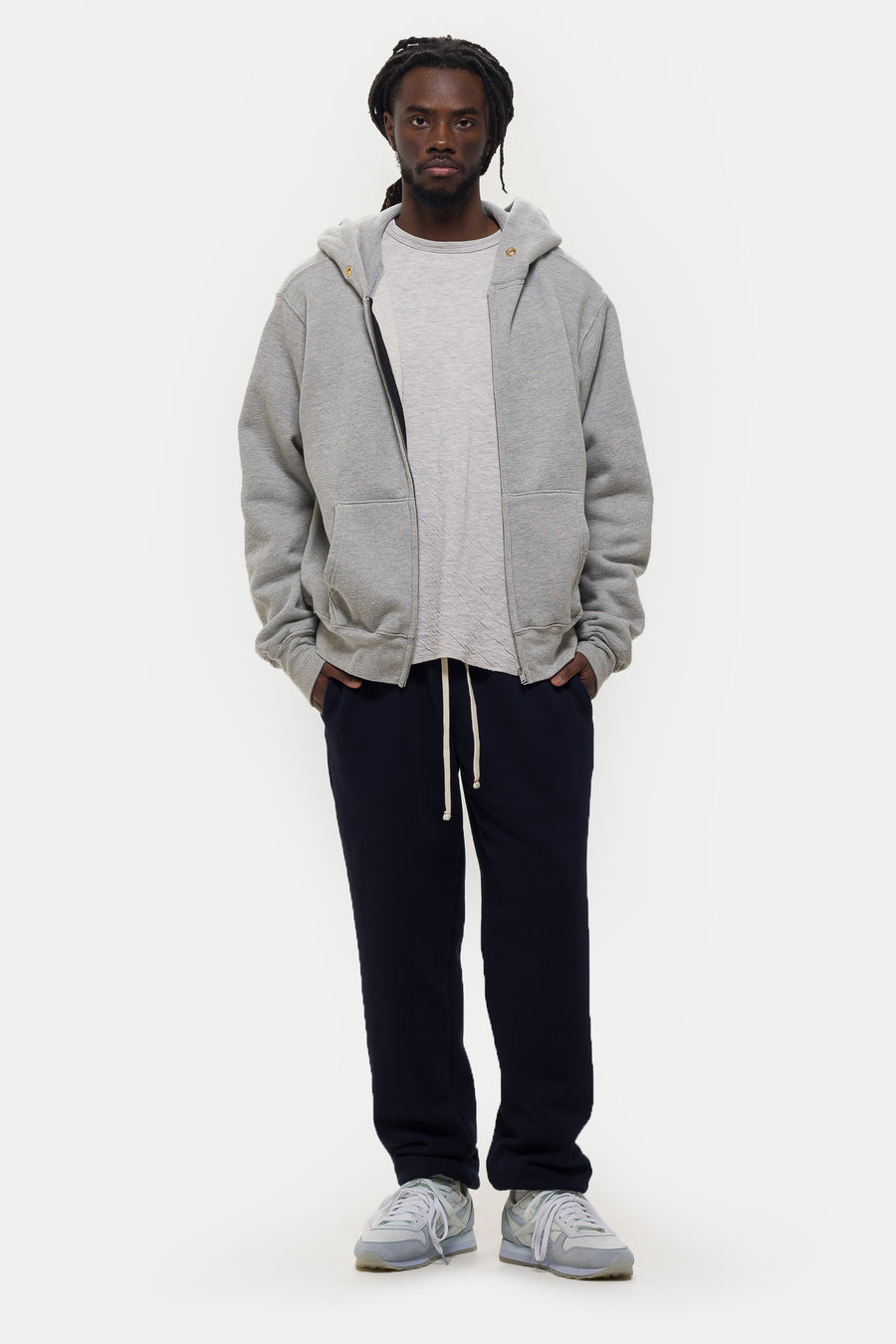 Les Tien Heavyweight Classic Sweatpant in Navy - Notre