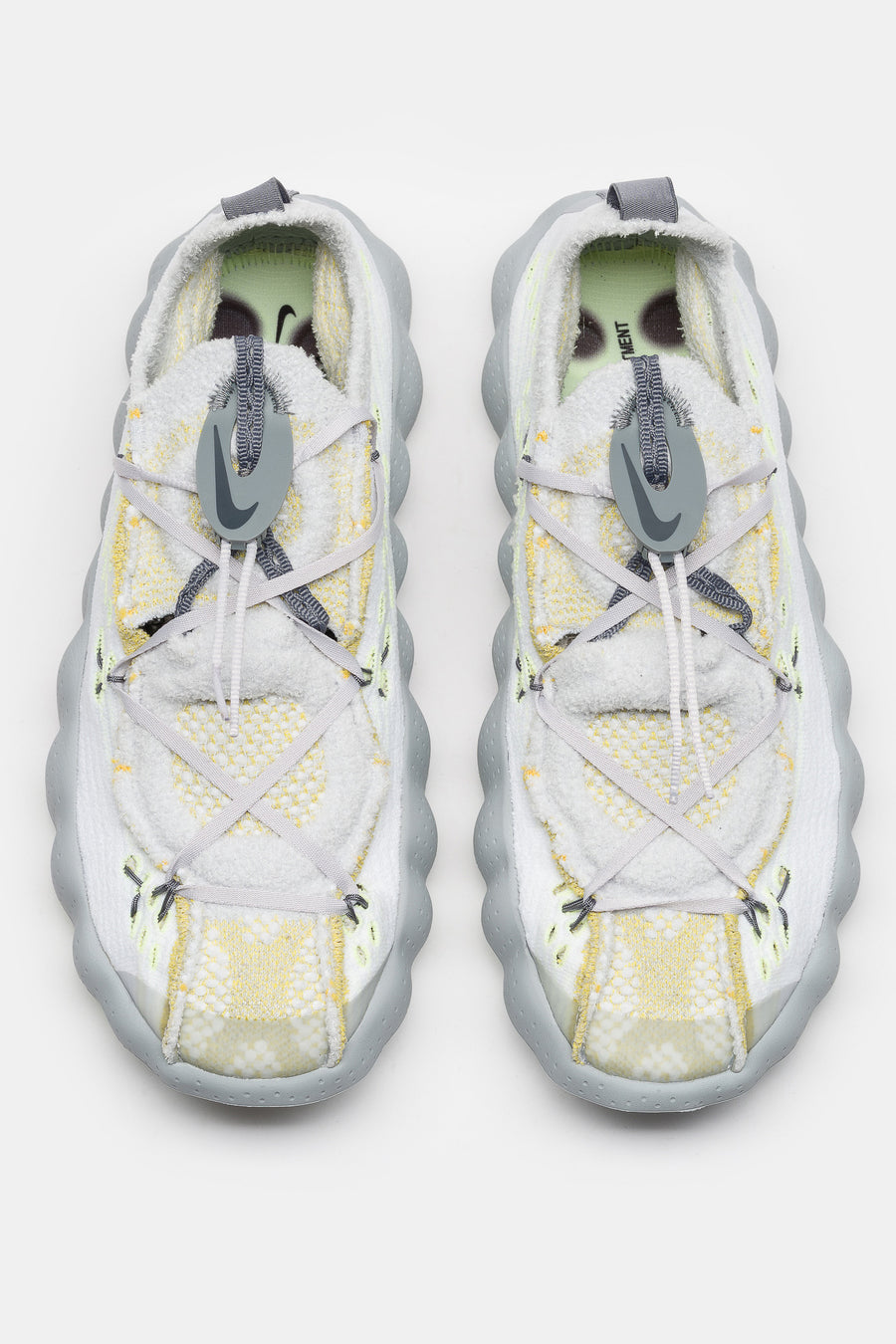 Nike Mind 002 Flyknit Sneaker in White/Dark Grey/Pure Platinum/Wolf Grey - Notre