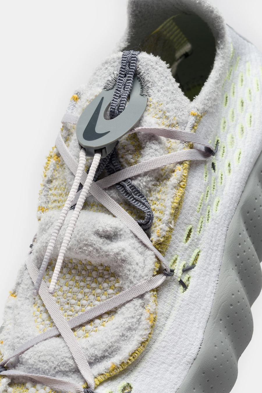 Nike Mind 002 Flyknit Sneaker in White/Dark Grey/Pure Platinum/Wolf Grey - Notre