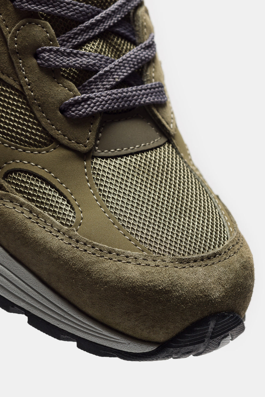New Balance Made in USA 992 Sneaker in Dark Camo/Covert Green/Aluminum Grey - Notre