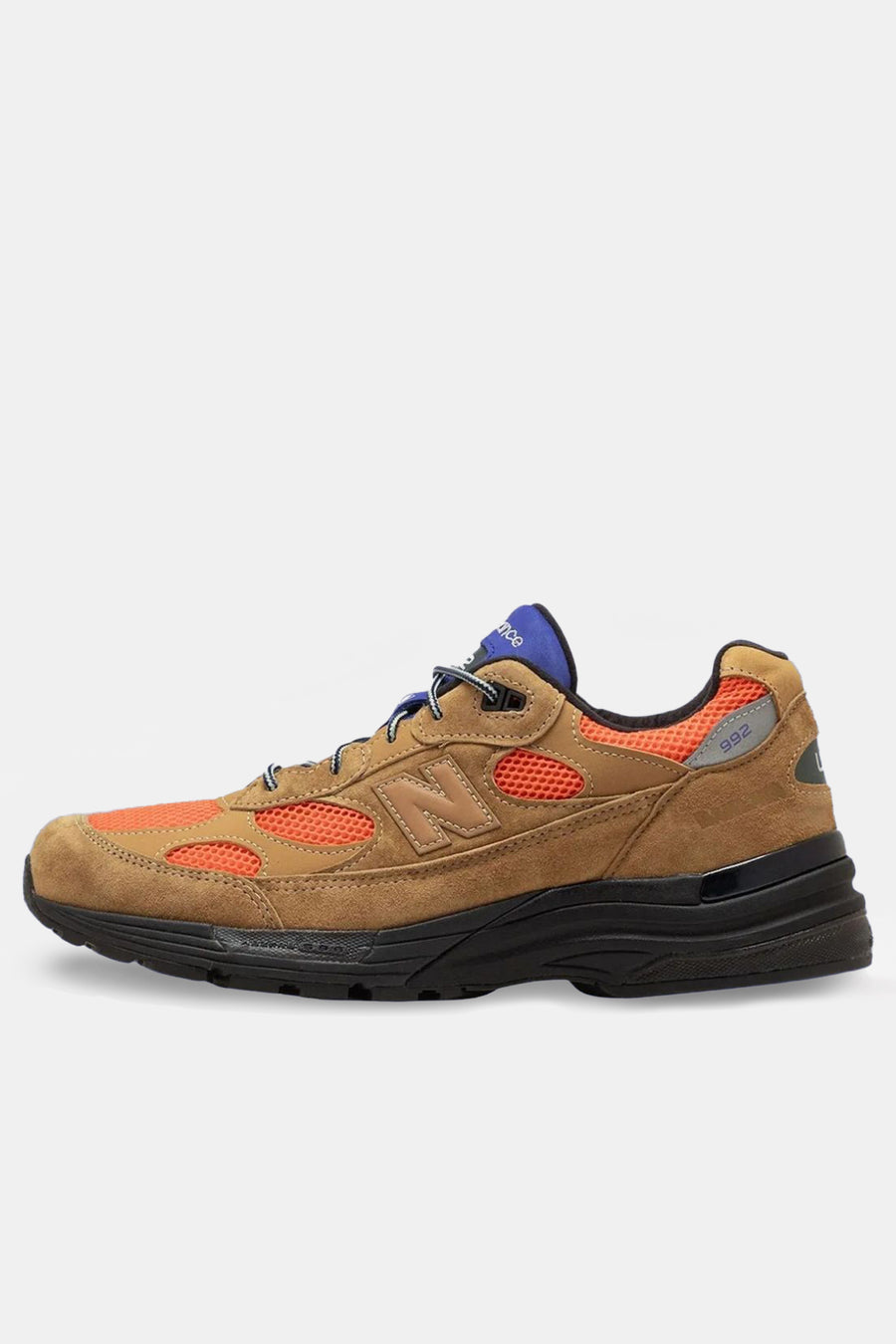 New Balance Action Bronson Made in USA 992 Sneaker in Golden Brown/Flame - Notre