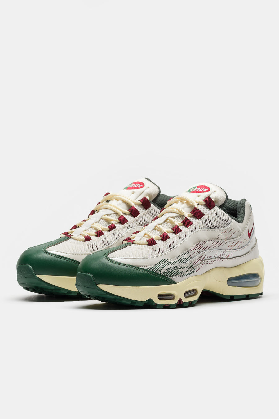 Nike Air Max 95 Big Bubble SE Sneaker in Phantom/Team Red/Fir/Alabaster - Notre