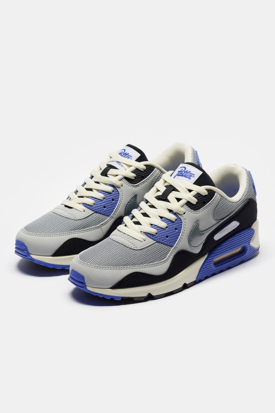 Nike Patta Air Max 90 SP Sneaker in Particle Grey/Neutral Grey/Sapphire - Notre