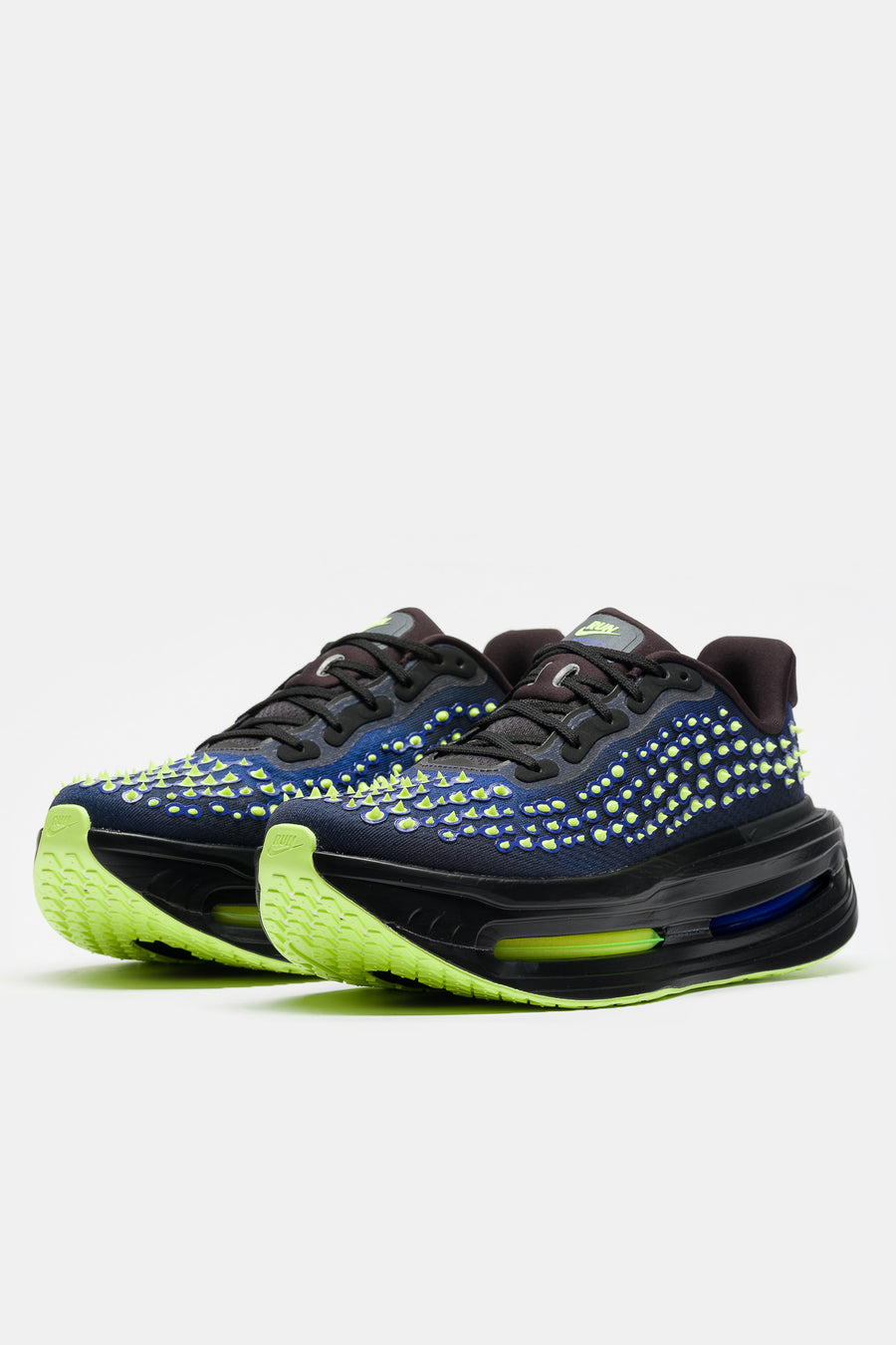 Nike Vomero Premium Sneaker in Black/Volt Glow/Rush Violet/Black - Notre