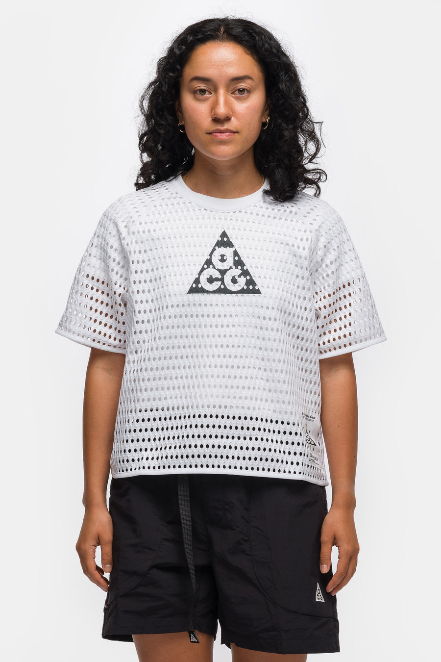 ACG Women's Radical AirFlow Dri-FIT Short-Sleeve Trail Running Top in White