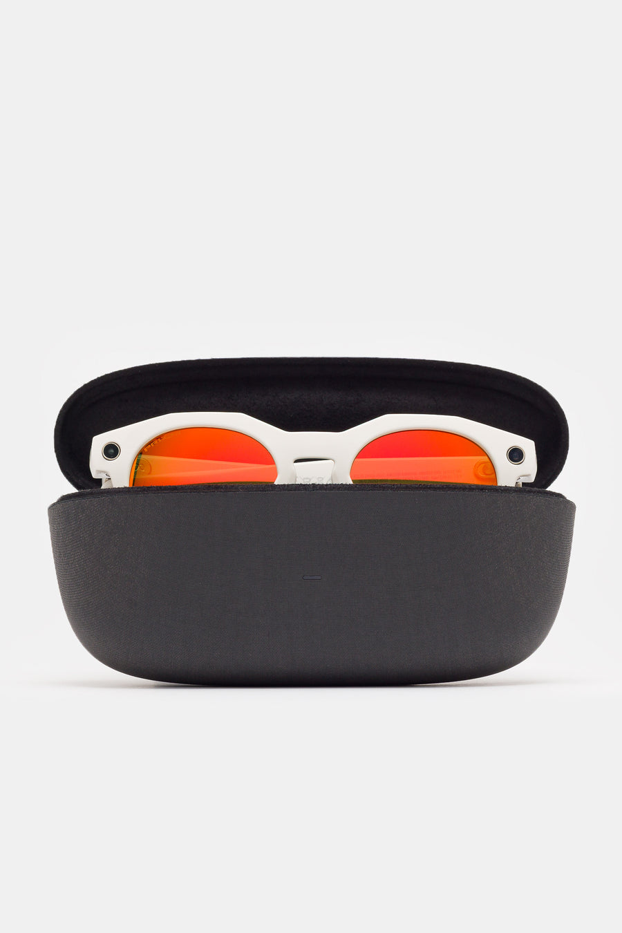 Oakley Meta HSTN Glasses in Warm Grey/Prizm Ruby Lens - Notre