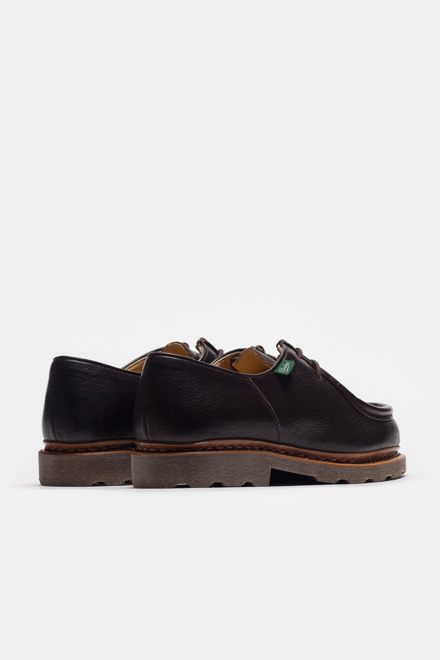 Paraboot Michael Moc Lace-Up Shoe in Brown Deer Leather - Notre