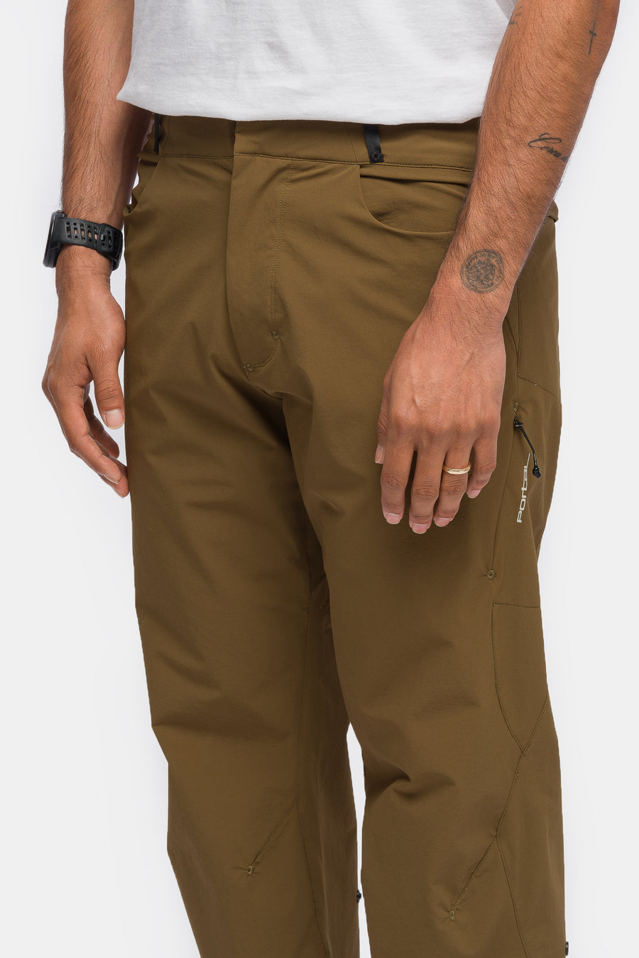 Portal Traka Softshell Pant in Dark Olive - Notre