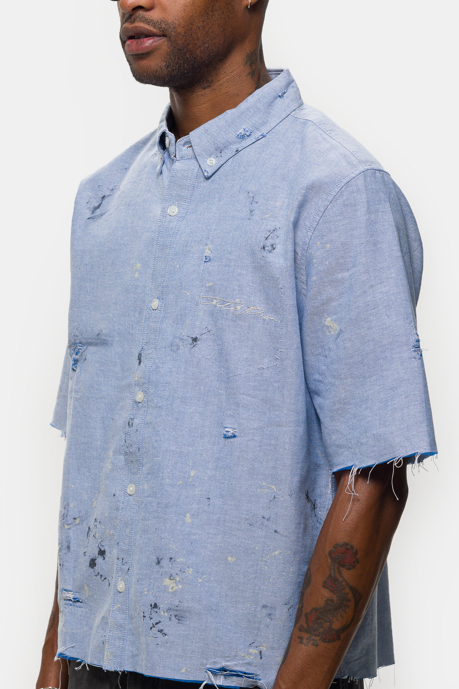 TODO PASA Rancho Work Shirt in Blue - Notre