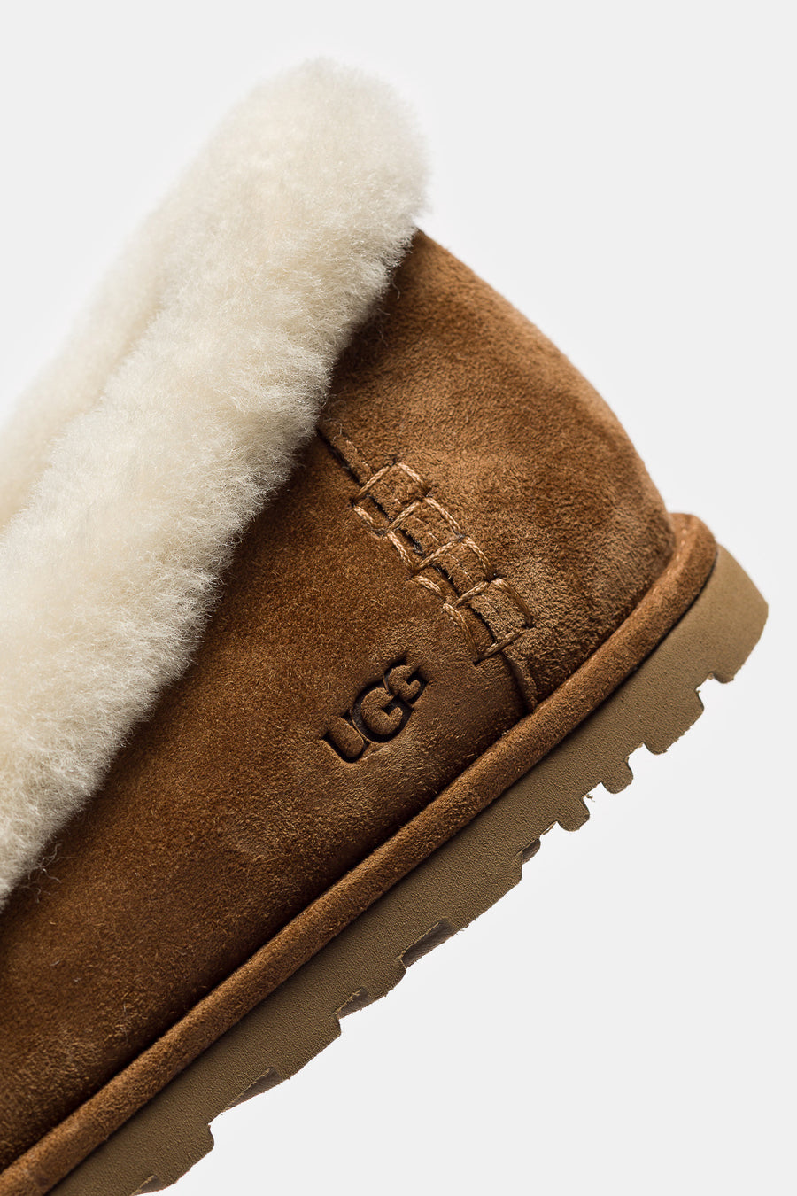 UGG Zora Ballet Flat Slipper in Chestnut - Notre