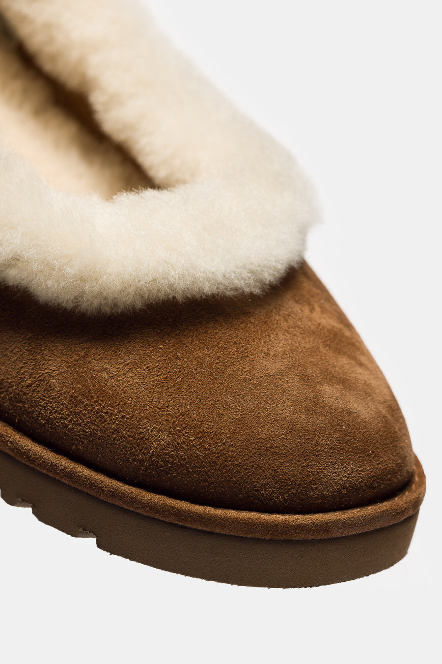 UGG Zora Ballet Flat Slipper in Chestnut - Notre