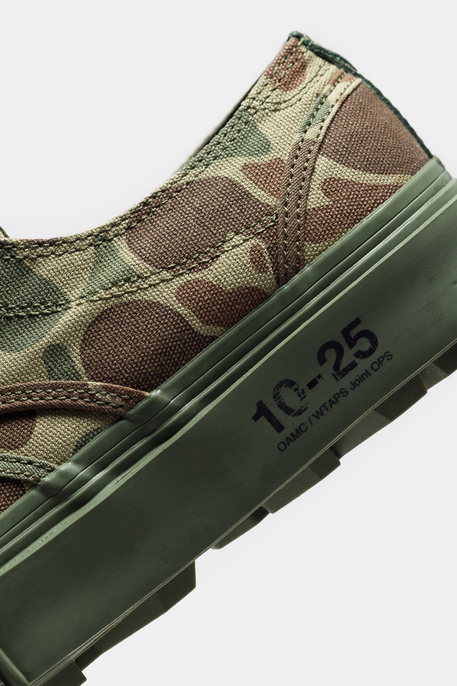Vans OAMC x WTAPS x OTW Seylynn Lug Sneaker in Duck Camo - Notre