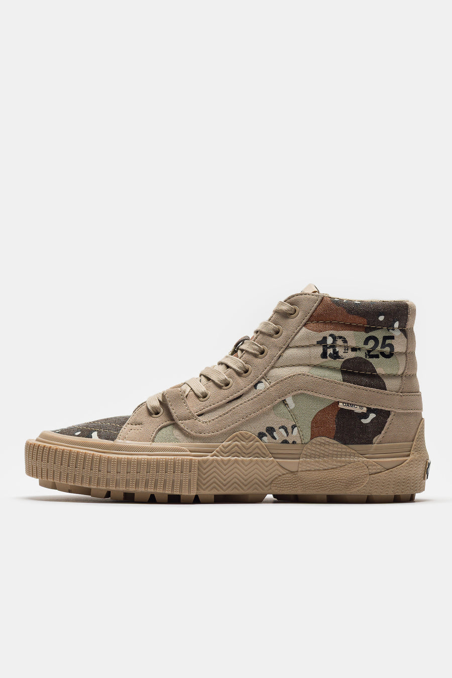 Vans OAMC x WTAPS x OTW Sk8-Hi GL Lug Sneaker in Desert Camo - Notre