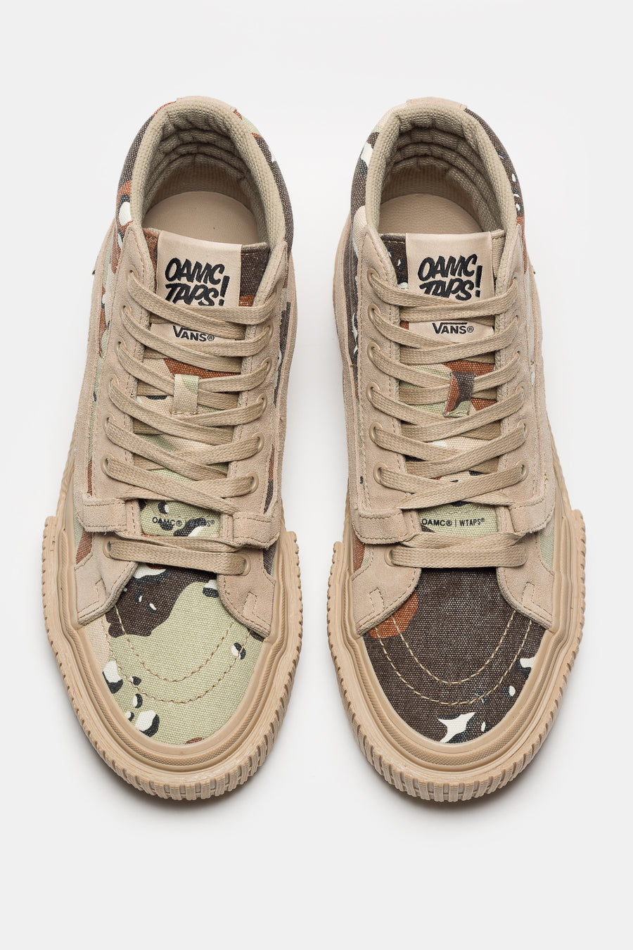 Vans OAMC x WTAPS x OTW Sk8-Hi GL Lug Sneaker in Desert Camo - Notre
