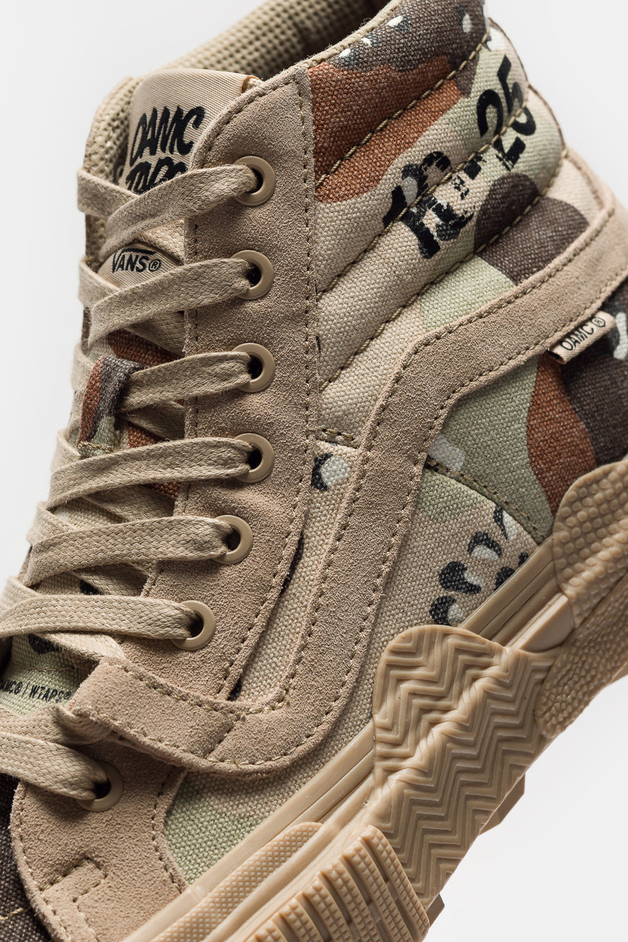 Vans OAMC x WTAPS x OTW Sk8-Hi GL Lug Sneaker in Desert Camo - Notre