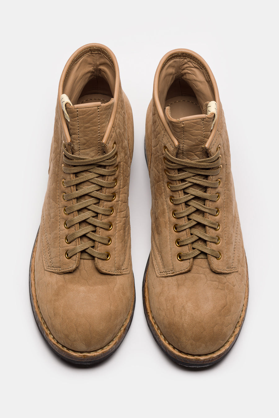 visvim Brigadier Mid Folk Boot in Sand - Notre