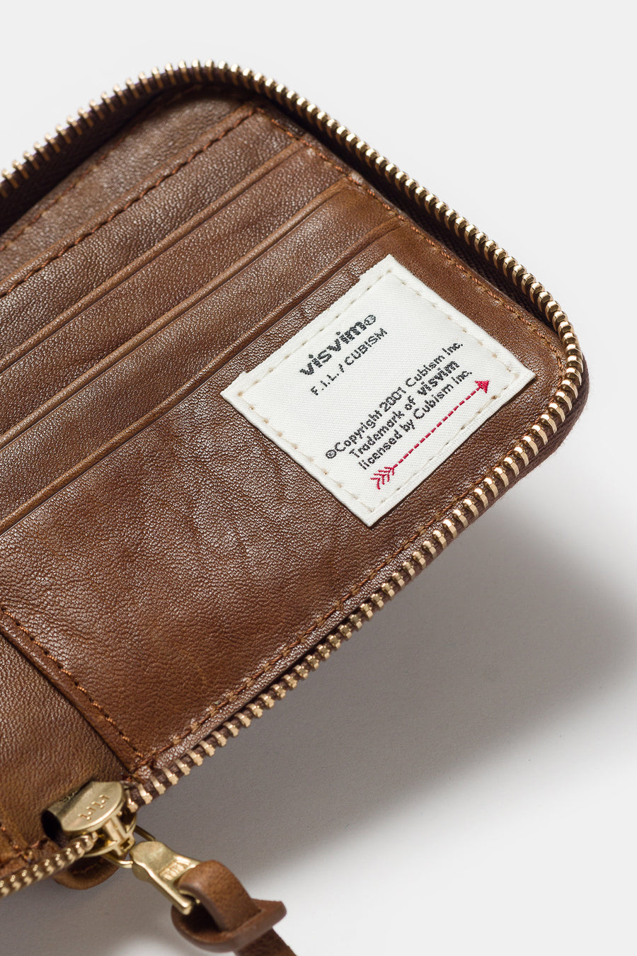 visvim Leather Bi-Fold Wallet in Brown - Notre