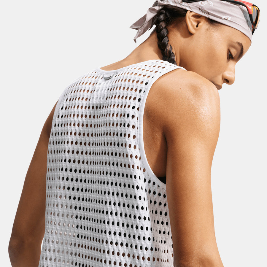 ACG Women's Radical AirFlow Dri-FIT Trail Running Tank Top in White