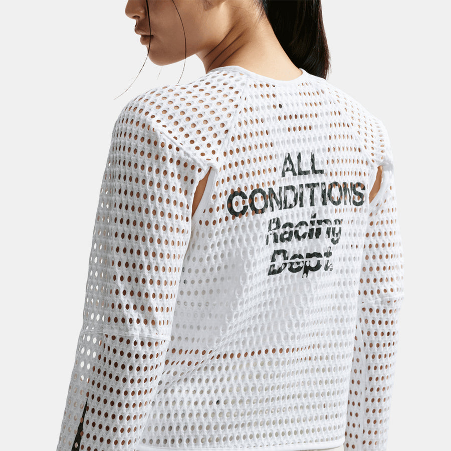 ACG Women's Radical AirFlow NXT Dri-FIT Long Sleeve Trail Running Top in White