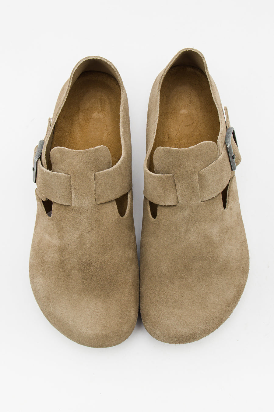 Birkenstock London Sandals in Taupe Suede - Notre